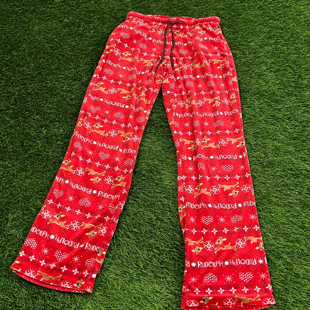 Women’s Rudolph The Red Nose Reindeer Fleece Pajama Pants